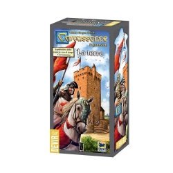 Con Carcassonne: La Torre dispondrás de un sólido almacén donde guardar tus fichas, la propia Torre