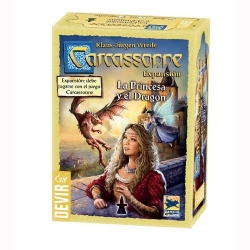 Carcassonne: La Princesa y El Dragón expansión para completar el juego básico
