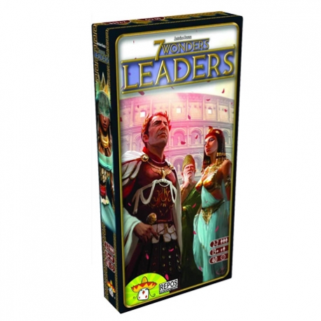 Leaders, una expansión para 7 Wonders que introduce en el juego a famosos personajes que ofrecen diferentes ventajas a tu ciudad