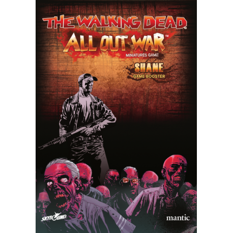 Booster Shane personaje juego de miniaturas The Walking Dead: All Out War