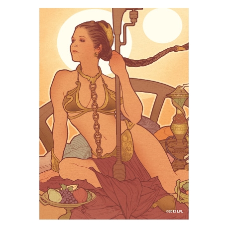 Illustrated covers Princess Leia (TM) covers for Cards from Fantasy Flight Games