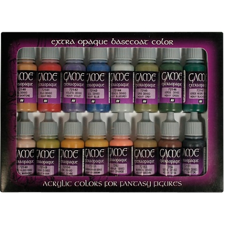GAME COLOR EXTRA OPAQUE SET 16 UDS.