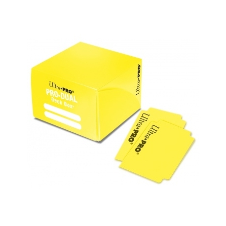 ULTRA PRO DECK BOX DUAL AMARILLO