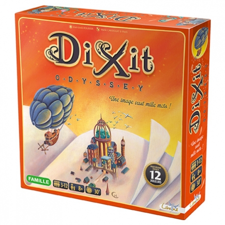 Dixit Odyssey, deduction and imagination table game to create stories