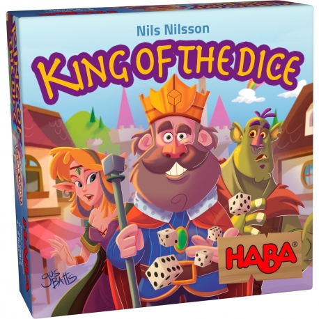 El rey de los dados es un juego complejo de Haba donde tendrás que tener suerte con los dados