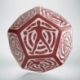 Qw Dado D12 Hit Location Die Red & White