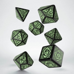 Qw Caja Dados Set Celtic Negro/Verde (7)