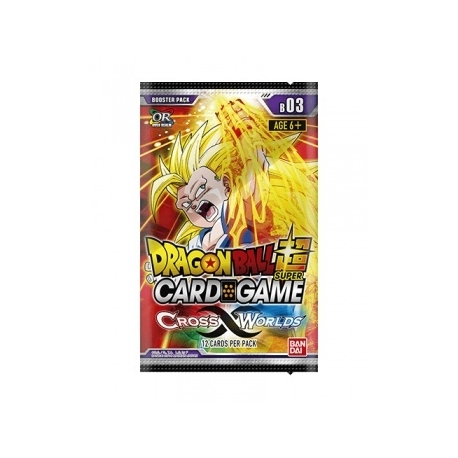 Dragon Ball Tcg Sobres Cross Worlds (24) *Inglés*