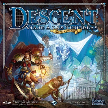 Descent Journeys in the Dark 2nd Edition collaborative game table