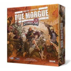 Tapa de la caja del juego de Edge Zombicide 3ª Temporada, Rue Morgue