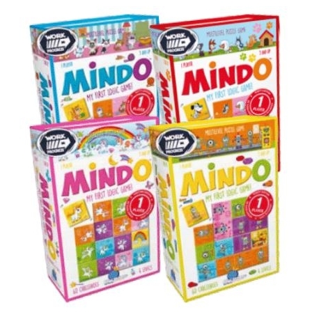 Logic card game Mindo Robots from Mercurio Distributions