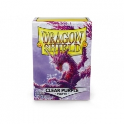 Dragon Shield Matte Clear Purple Sleeves