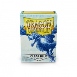 Funda Dragon Shield Matte Clear Blue (100)