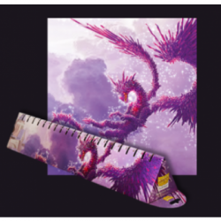DRAGON SHIELD RACAN CLEAR PURPLE PLAYMAT
