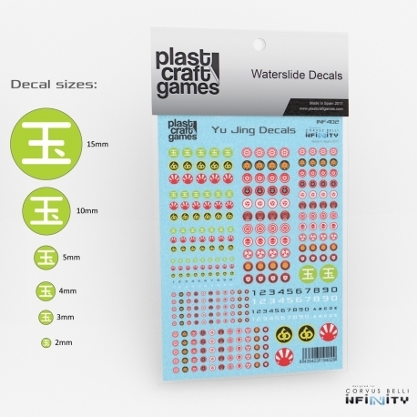 PCG: INFINITY DECALS - YU JING