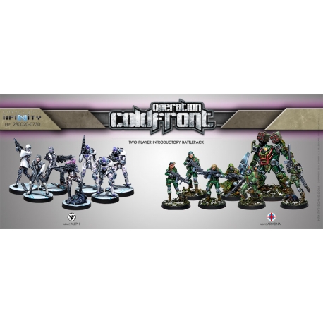 Operation Coldfront is the new Battle Pack of Corvus Belli's Infinity wargame now available
