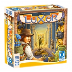Juego de mesa de aventuras Luxor de Devir y Queen Games