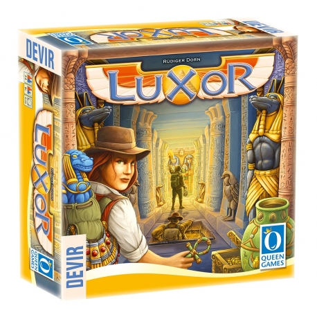 Luxor adventure table game from Devir and Queen Games