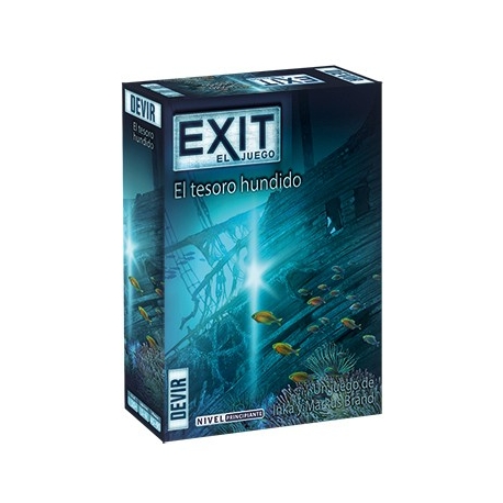 Live an escape room experience in your home with the new game of Devir Exit The Sunken Treasure