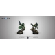 Pack of two miniatures Noctifers (Spitfire / Missile Launcher) of the Infinity table game by Corvus Belli reference 280693-0739