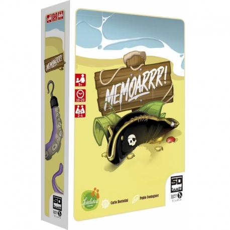 JUEGO DE CARTAS MEMOARRR! DE LA MARCA SD GAMES