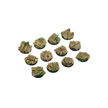 Wood Bases, Round 25mm (5)