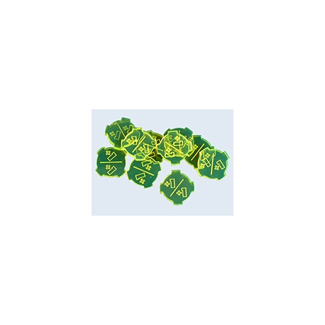 Tokens +1/+1 Green (10)