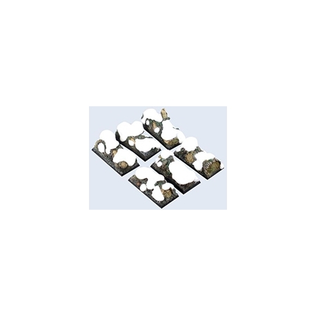 Winter Forest Bases, Cavalry 25x50mm (3)