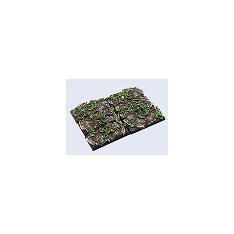 Dark Temple Bases, 25x50mm (4)