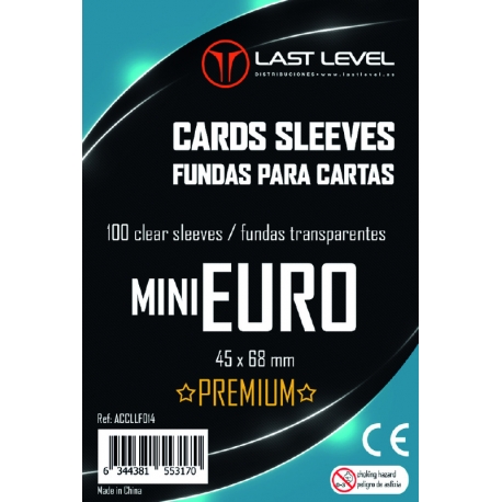 FUNDAS LAST LEVEL MINI EURO PREMIUM (45x68) (50)