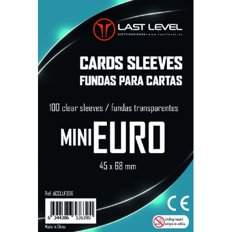 FUNDAS LAST LEVEL MINI EURO (45x68) (100)