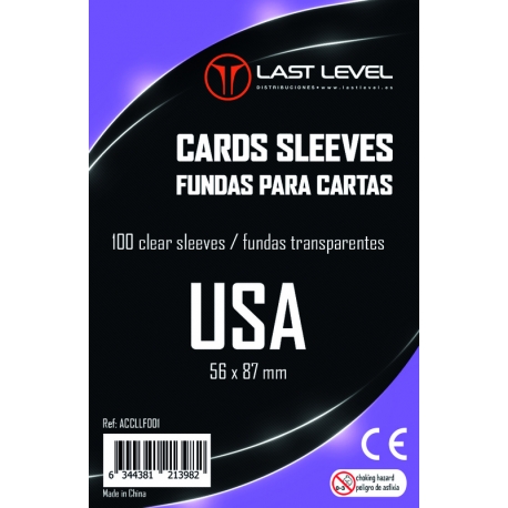 FUNDAS LAST LEVEL USA (56x87) (100)