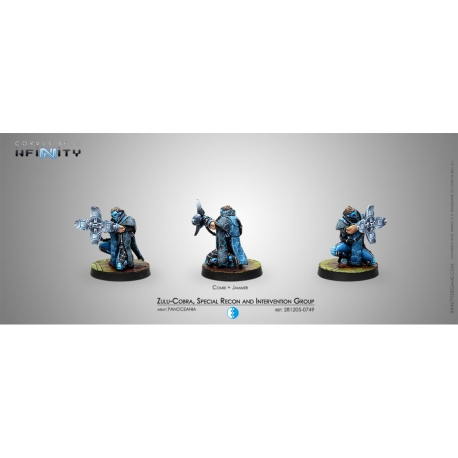 ZULU-COBRA, SPECIAL RECON AND INTERVENTION GROUP (JAMMER) Panoceania Infinity by Corvus Belli reference 281205-0749
