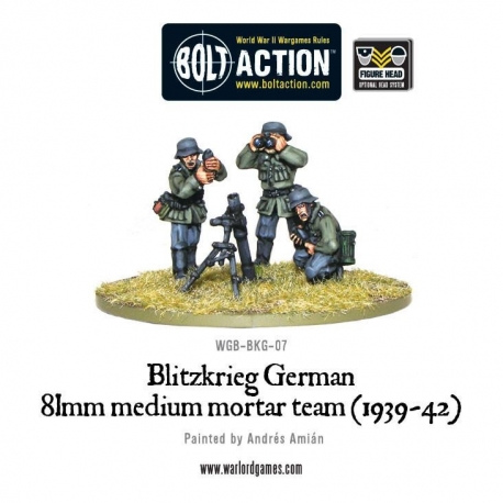 Blitzkrieg German Medium Mortar Team (1939-42)