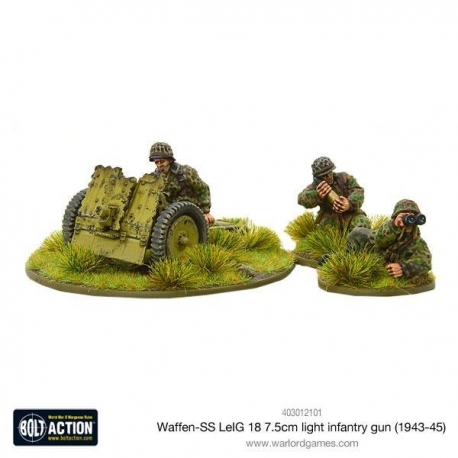 Waffen Ss Leig 18 7,5Cm Light Infantry Gun