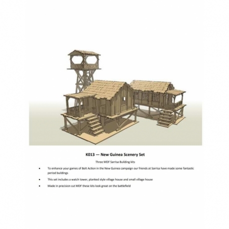 New Guinea Buildings 3 Packs