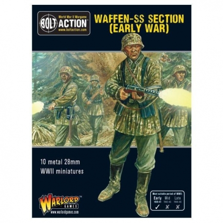 Early War Waffen Ss Squad (Metal Boxed Set)