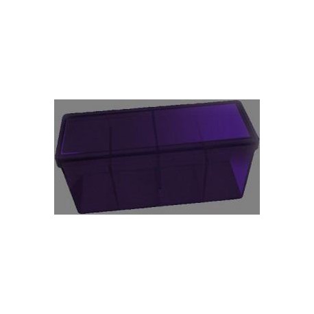 Caja 4 Espacios Acrilico Dragon Shield Violeta