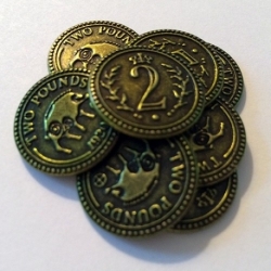 Scythe: monedas $2 (x15)