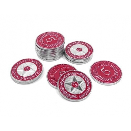 Scythe: Metal Promos Red Coins $5