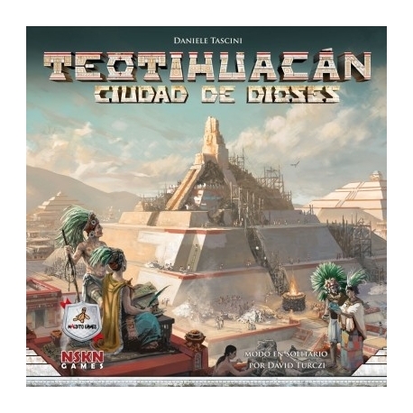 Juego de mesa Teotihuacán: Ciudad de Dioses de la marca Maldito Games