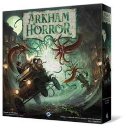 New edition of the Arkham Horror research board game. Cooperative table game