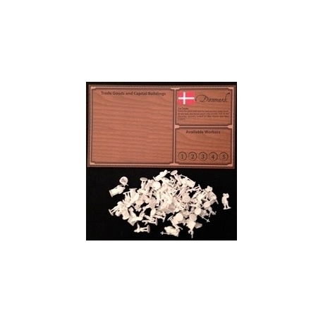 EMPIRES: AGE OF DISCOVERY (Alemán)NMARK PLAYER BOARD AND WHITE FIGURES (Inglés)