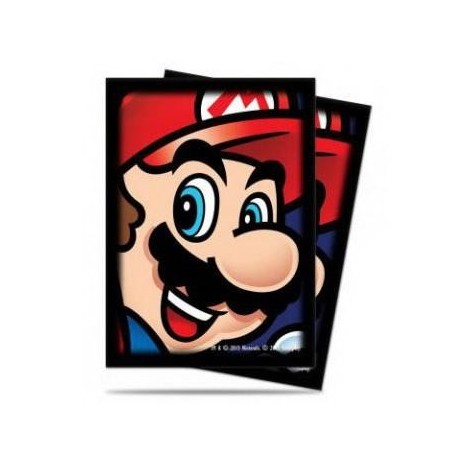 super mario card sleeves Luigi Standard Deck Protector Sleeves (65ct) for Super Mario main image 1