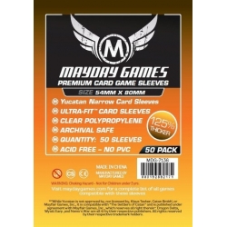 [7136] Premium Yucatan Narrow Card Game Sleeves 54 X 80 MM (50 pack)