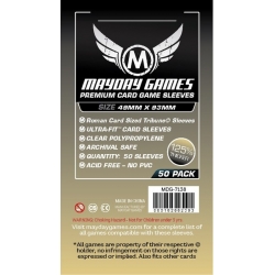 [7138] Premium Roman Card Sized Tribune Sleeves (50 pack) 49 X 93 MM