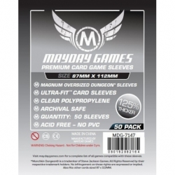 [7147] Premium Magnum Oversized Dungeon Sleeves: 87 X 112 MM (pack of 50)
