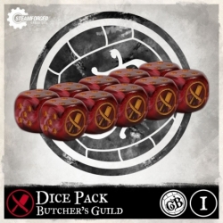 Guild Ball: Butcher's Dice x10 (English)