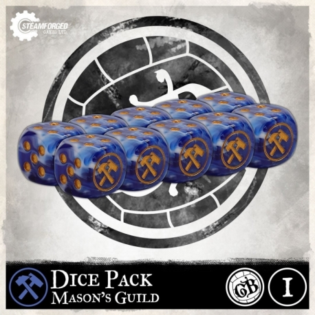 Guild Ball: Mason's Dice x10 (Inglés)