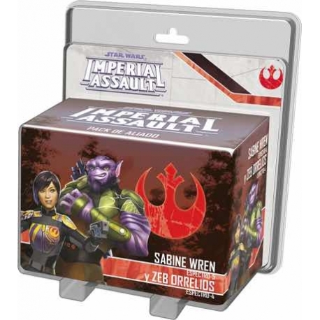 STAR WARS IMPERIAL ASSAULT - SABINE WREN Y ZEB ORELLIOS